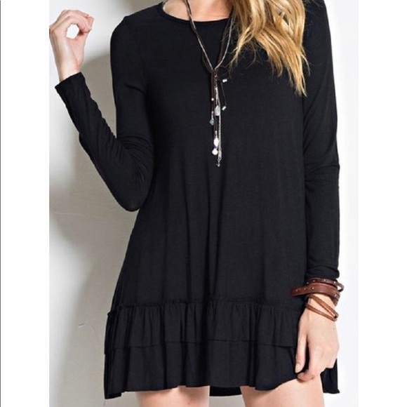 easel Tops - Easel ruffle tunic